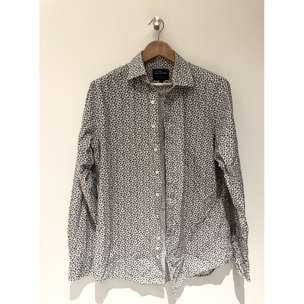 Rodd and Gunn Men's Dress Shirt Shamrock Floral Long Sleeve‎ Sports Fit Sz L